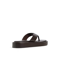 Buena Dark Brown Women's Flat Sandals