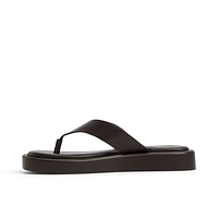 Buena Dark Brown Women's Flat Sandals