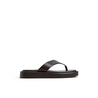 Buena Dark Brown Women's Flat Sandals