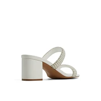 Calianaa White Women's Mule Sandals