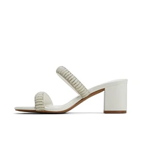Calianaa White Women's Mule Sandals