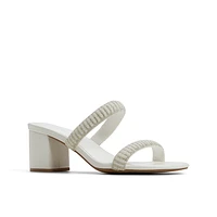 Calianaa White Women's Mule Sandals