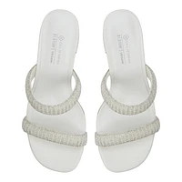 Calianaa White Women's Mule Sandals