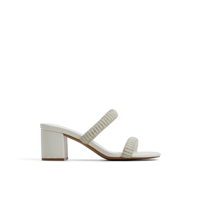 Calianaa White Women's Mule Sandals