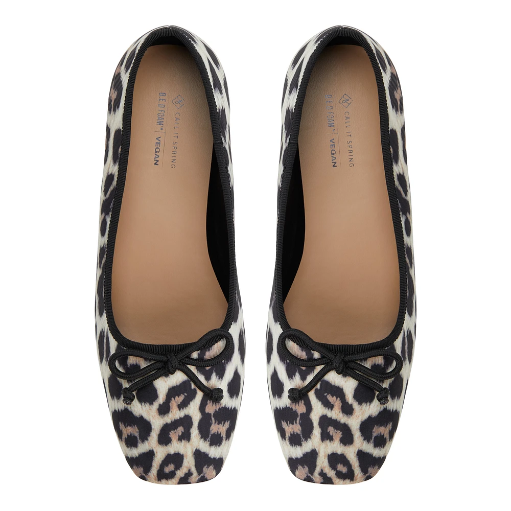 Camiille Brown Overflow Women's Animal Print Shoes Bags
