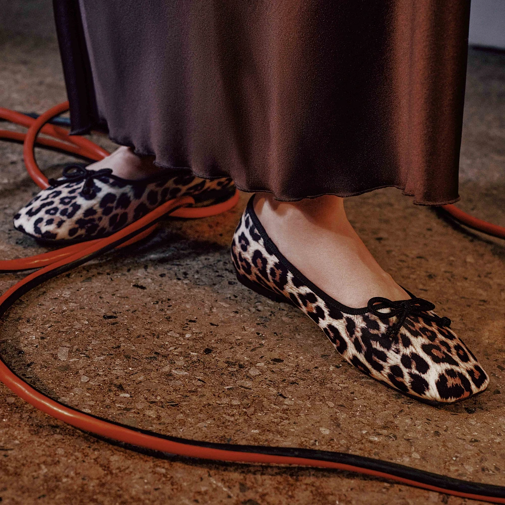 Camiille Brown Overflow Women's Animal Print Shoes Bags