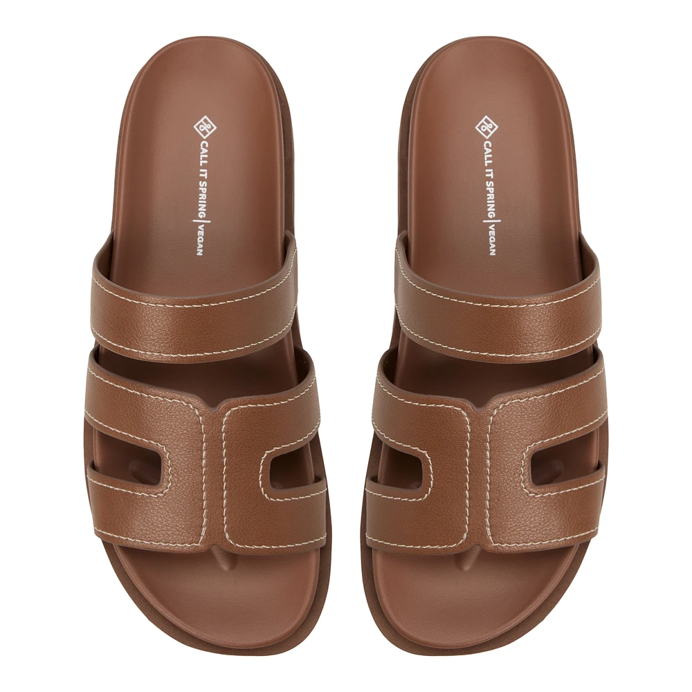 Casablancaaa Cognac Women's Slides