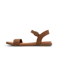 Cassiane Cognac Femmes Sandales à talons plats | Boutique Spring Canada