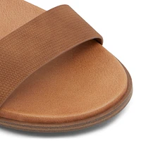 Cassiane Cognac Femmes Sandales à talons plats | Boutique Spring Canada