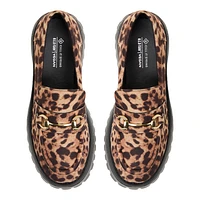 Cluelesss Brown Multi Women's Animal Print Shoes Bags
