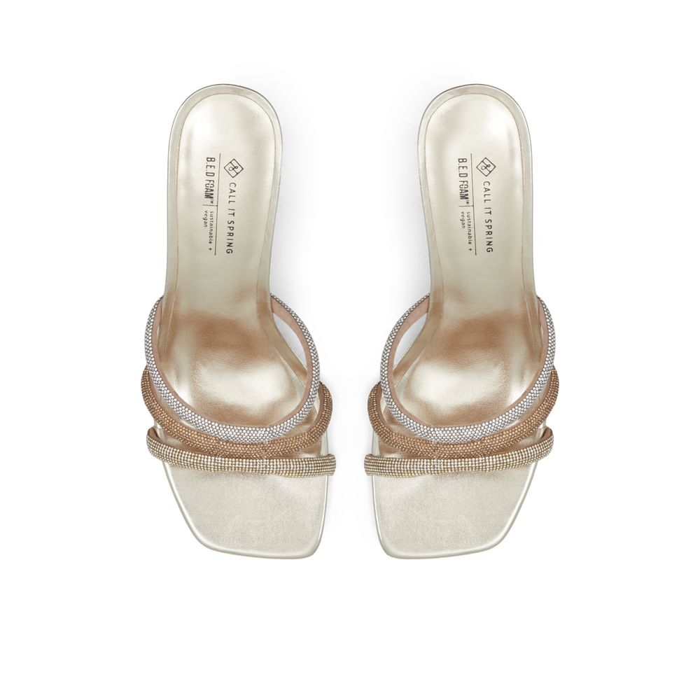 Crown Or Femmes Sandales mules | Boutique Spring Canada