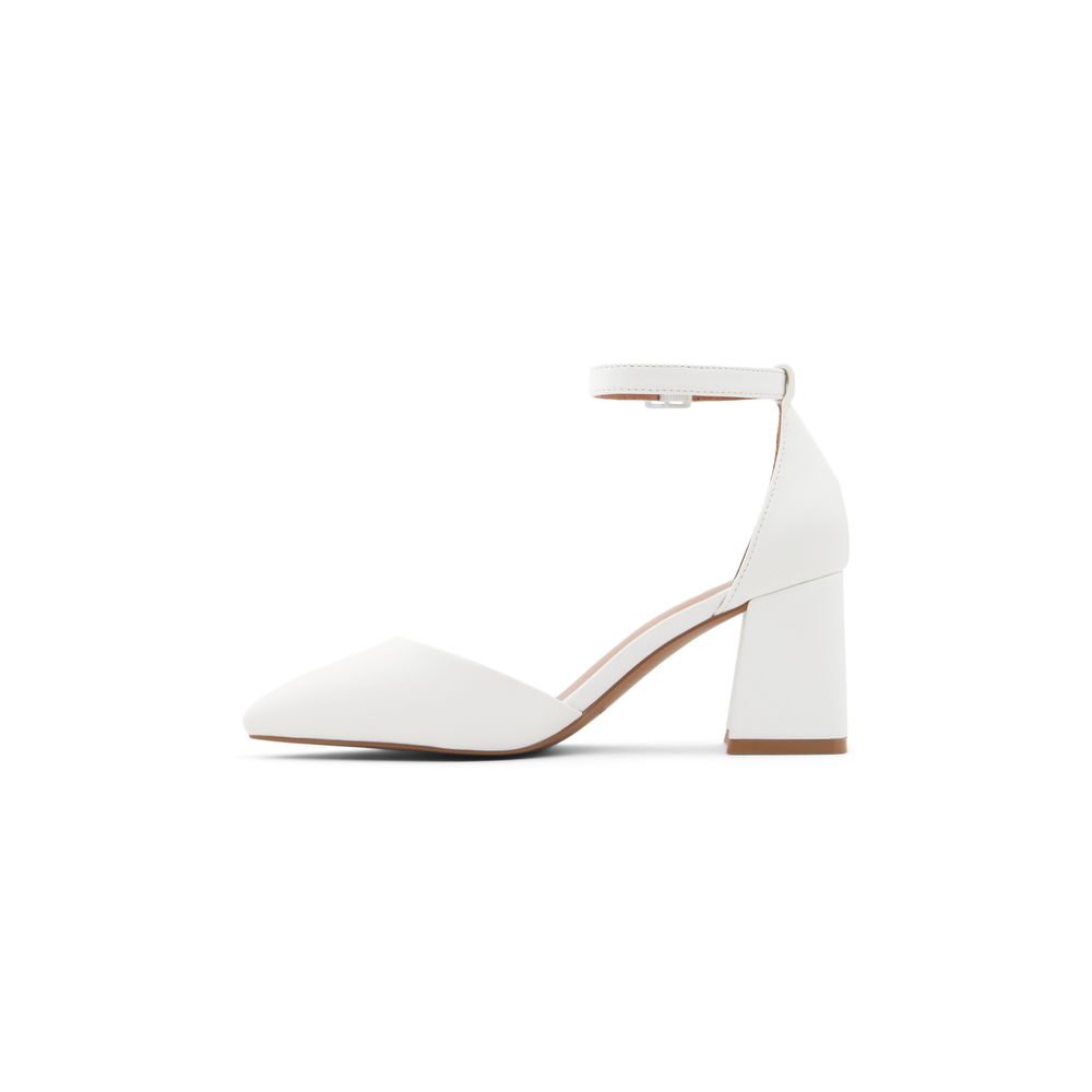 Daliaa Blanc Femmes Talons blocs | Boutique Spring Canada