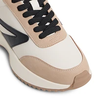 Danie Bone Multi Women's White Sneakers