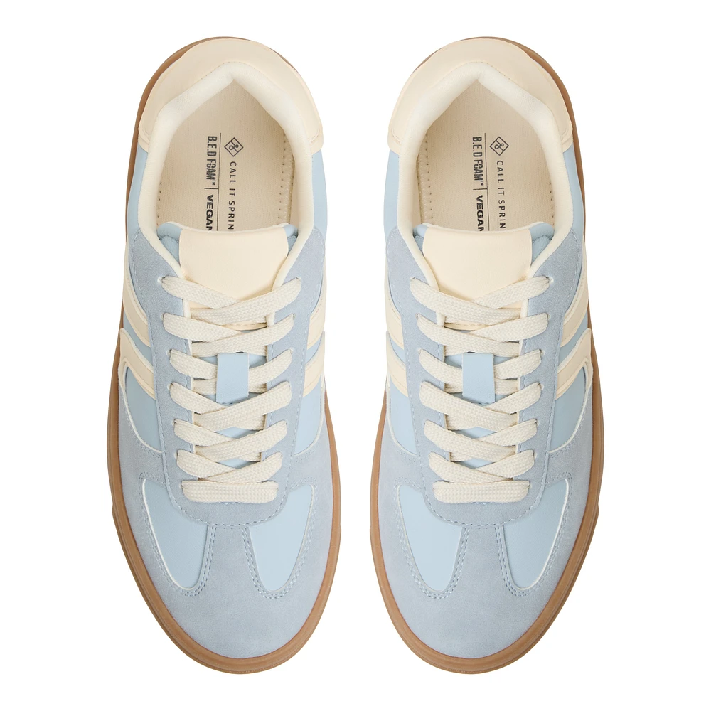 Darbie Light Blue Women's Retro Sneakers