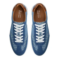 Darwen Denim Men's High Top Sneakers