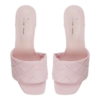 Dreaamy Light Pink Women's Low-mid Heels