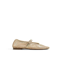 Elyiaa Gold Women's  Mary Janes