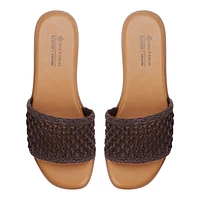 Fernn Dark Brown Women's Slides