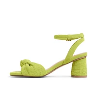 Florrence Bright Green Women's Low-mid Heels