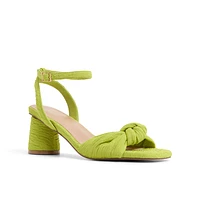 Florrence Bright Green Women's Low-mid Heels