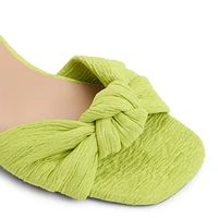 Florrence Bright Green Women's Low-mid Heels