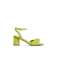 Florrence Bright Green Women's Low-mid Heels
