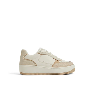 Freshy Open Beige Women's White Sneakers