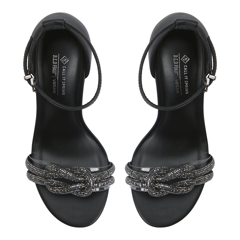 Monroe Black Synthetic Patent Women's Corpcore