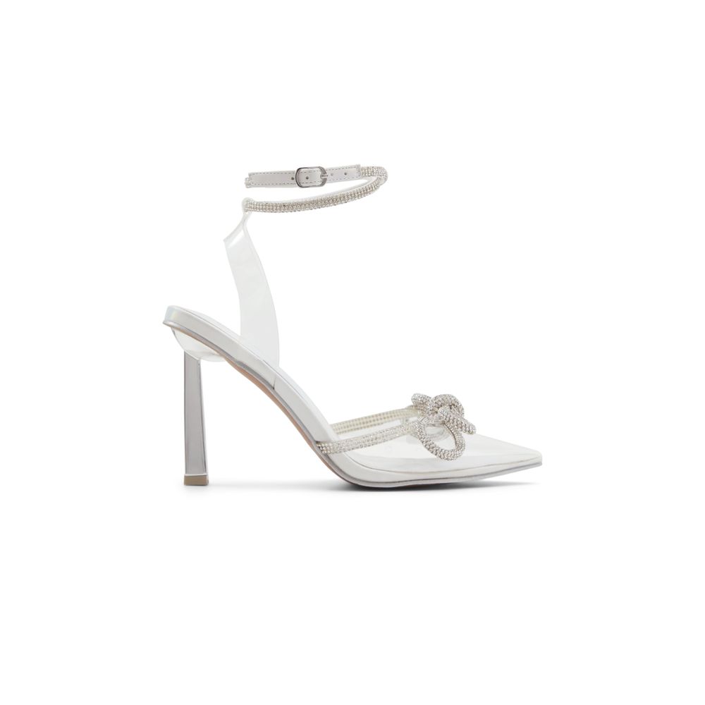 Galaa Argent Femmes Talons hauts a lanieres | Boutique Spring Canada