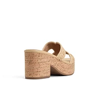 Halerria Natural Women's Mule Sandals