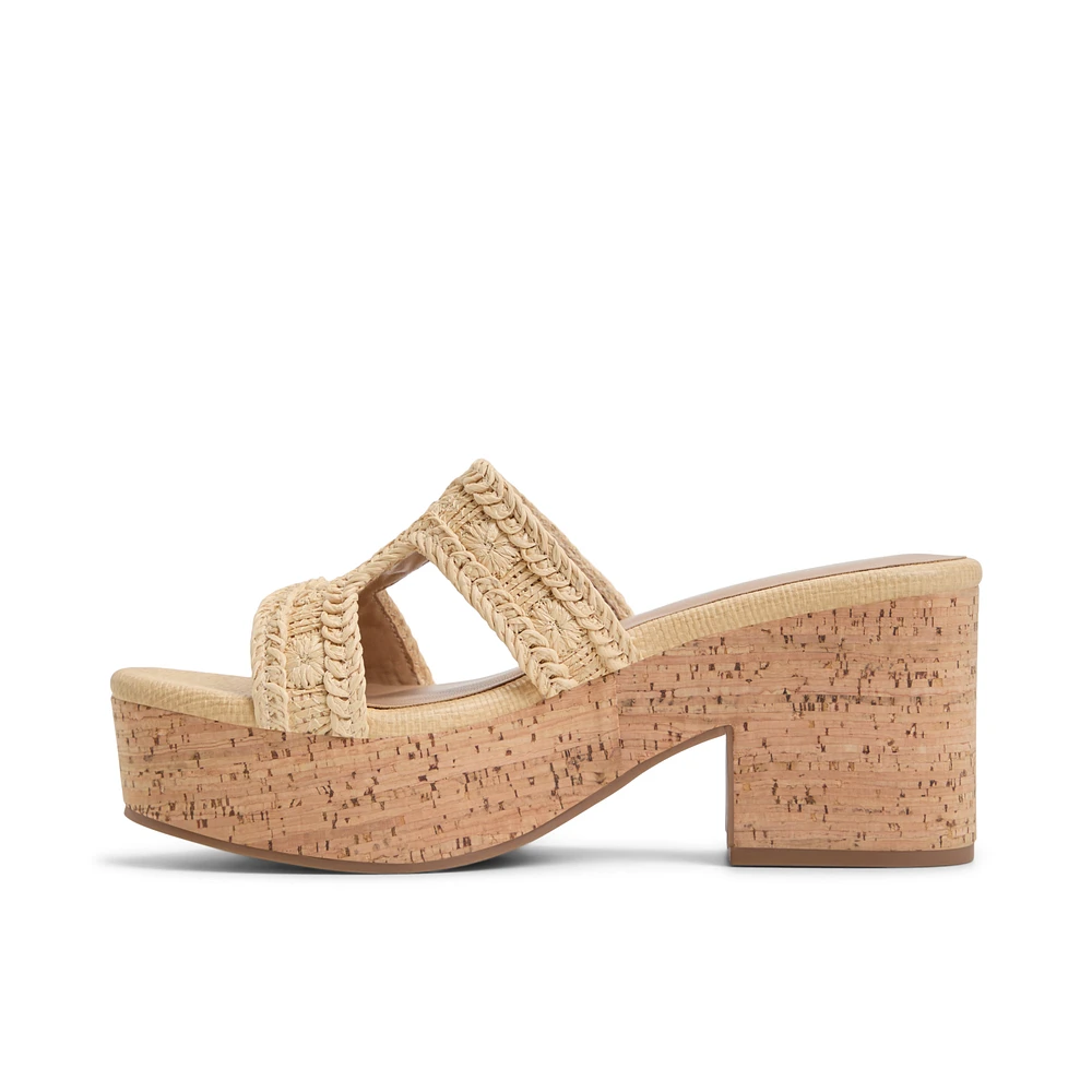 Halerria Natural Women's Mule Sandals