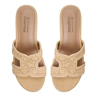 Halerria Natural Women's Mule Sandals
