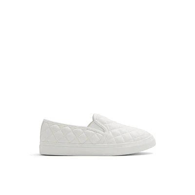 Iggyy White Women's Slip On Sneakers