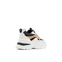 Jennaa Black Multi Women's Wedge Sneakers