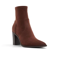 Johannah Marron Foncé Femmes Bottillons | Boutique Spring Canada