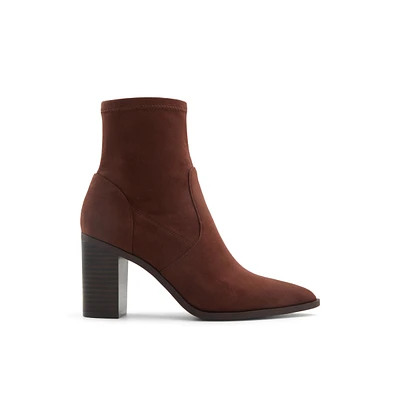 Johannah Marron Foncé Femmes Bottillons | Boutique Spring Canada