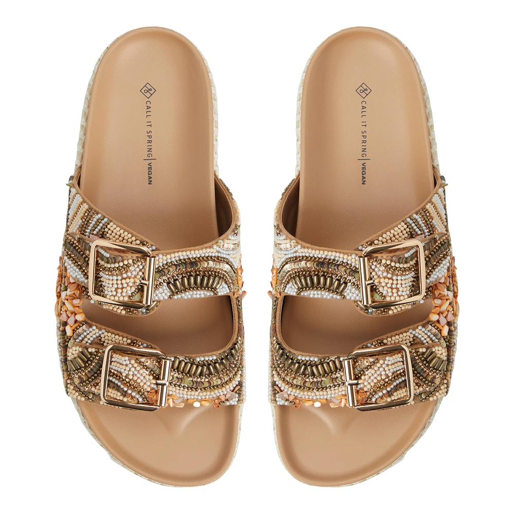 Juune Multicolor Women's Slides