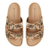 Juune Multicolor Women's Slides