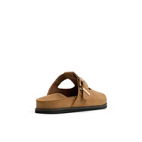 Kaze Dark Beige Women's Mules