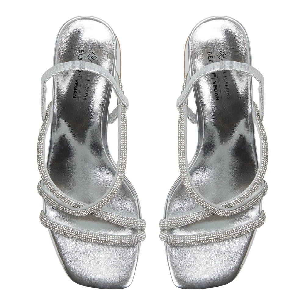 Kiira Silver Women's Low-mid Heels