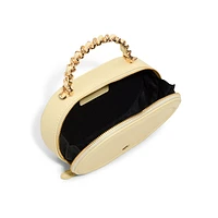 Leaha Light Yellow Women's Top handle bags