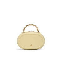 Leaha Light Yellow Women's Top handle bags