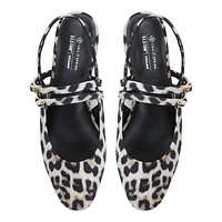 Luucia Brown Overflow Women's Animal Print Shoes Bags