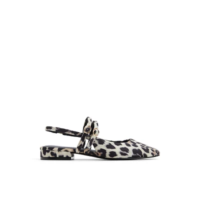 Luucia Brown Overflow Women's Animal Print Shoes Bags
