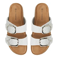Mahina White Women's Slides