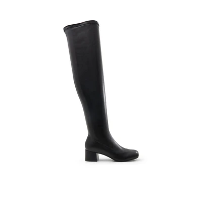 Maribelle Noir Femmes Bottes au dessus du genou | Boutique Spring Canada