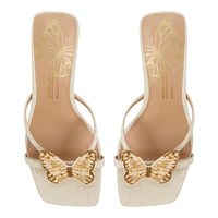 Mariposaa Natural Women's Embellished Shoes Bags