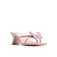 Mariposaa Light Pink Women's Embellished Shoes Bags