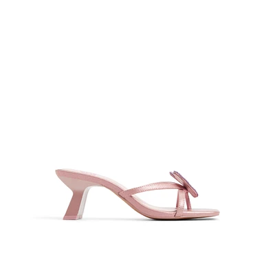 Mariposaa Light Pink Women's Embellished Shoes Bags