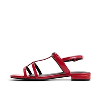 Mattea Red Women's Flat Sandals